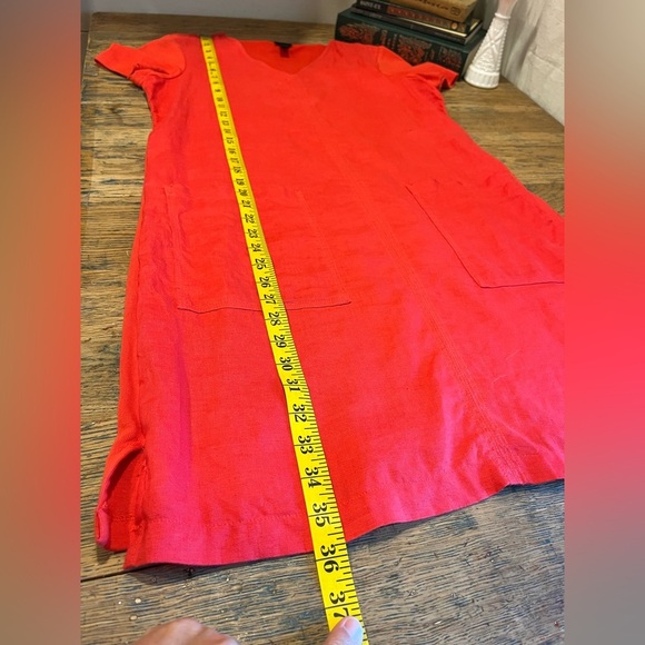 BLU NO.9 – Short Sleeve Red Dress – Size P/S - Picture 9 of 10